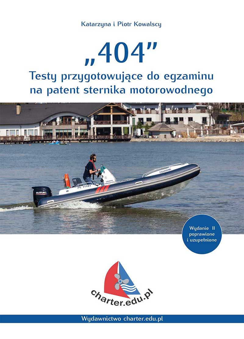 Okładka książki  - 404 - Testy przygotowujące do egzaminu na stopień sternika motorowodnego
